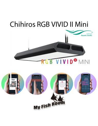 Chihiros RGB VIVID Mini - Pantalla LED 40/60cm - Versión Colgante en negro