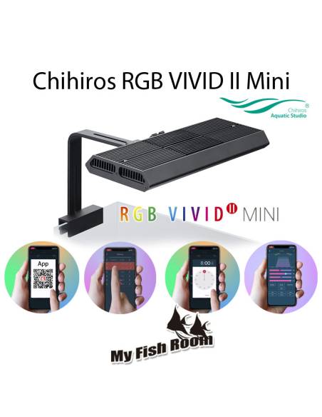 Chihiros RGB VIVID Mini - Soporte en negro - Pantalla LED 40/60cm