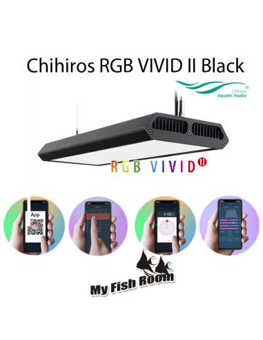 Chihiros RGB VIVID II Black - Pantalla LED 60/90cm - Versión colgante