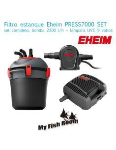 Filtro para estanques Eheim PRESS7000 set bomba 2300 l/h + UVC 9 vatios