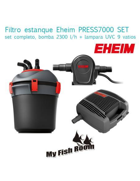 Filtro para estanques Eheim PRESS7000 set bomba 2300 l/h + UVC 9 vatios