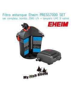 Filtro para estanques Eheim PRESS7000 set bomba 2300 l/h + UVC 9 vatios 2