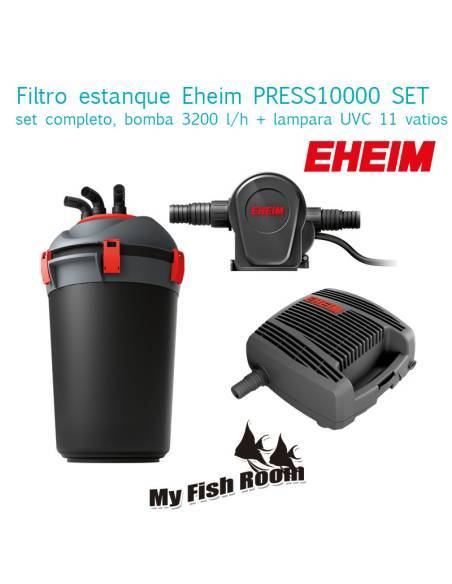 Filtro para estanques Eheim PRESS10000 set bomba 3200 l/h + UVC 11 vatios