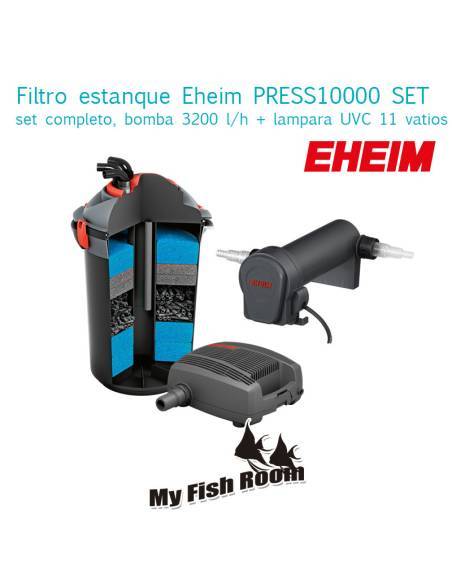 Filtro para estanques Eheim PRESS10000 set bomba 3200 l/h + UVC 11 vatios