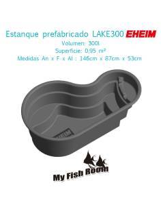 Estanque prefabricado 150 litros forma orgánica - EHEIM LAKE150