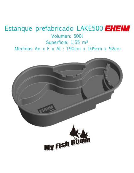 Estanque prefabricado 500 litros forma orgánica - EHEIM LAKE500