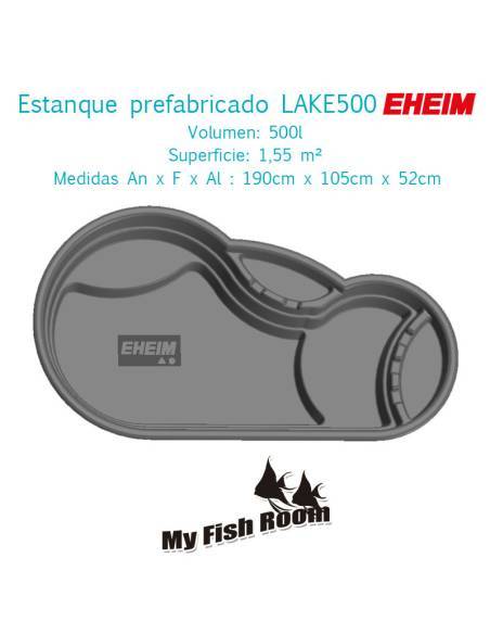 Estanque prefabricado 500 litros forma orgánica - EHEIM LAKE500