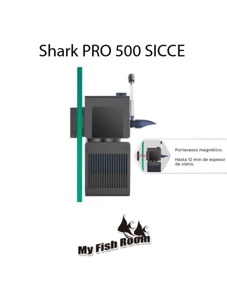 Filtro interior para acuarios SICCE Shark PRO 500 litros hora
