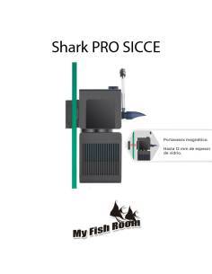 Filtro interior para acuarios SICCE Shark PRO 900 litros hora 2