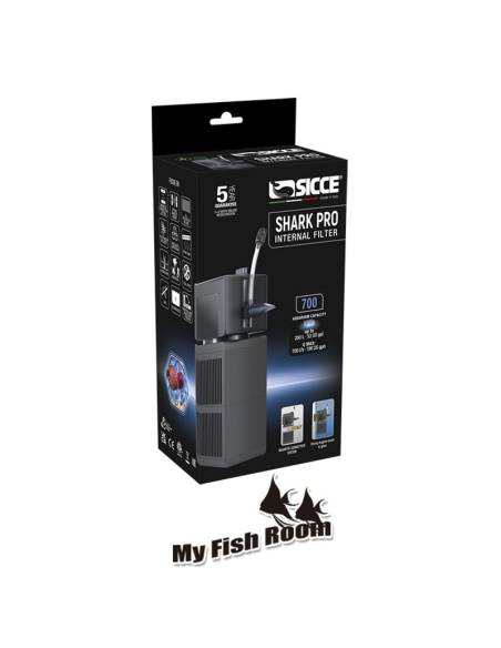 Filtro interior para acuarios SICCE Shark PRO 900 litros hora