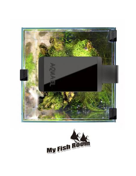 Set completo de Nano Acuario / gambario 10 litros con iluminación LED, filtro y termocalentador Shrimp set smart Aquael