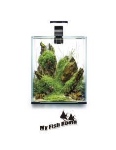 Set completo de Nano Acuario / gambario 19 litros con iluminación LED, filtro y termocalentador Shrimp set smart Aquael