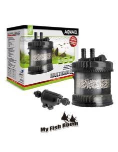 Filtro exterior Aquael Multikani caudal 650 l/h bajo consumo 8 vatios!