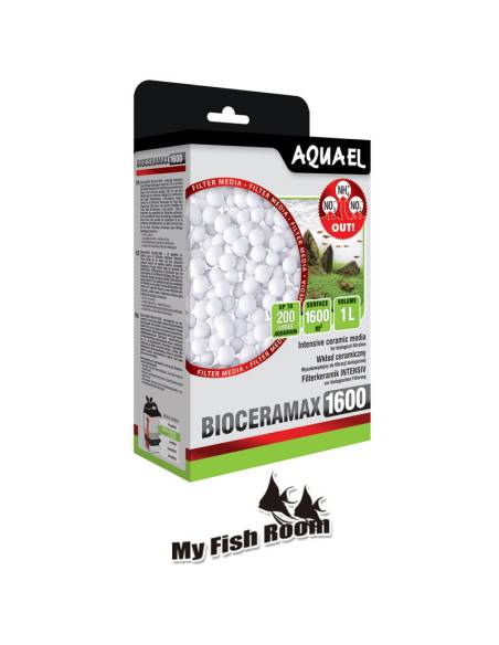 BioCeraMAX 1600  material filtrante biológico Aquael - 1 litro