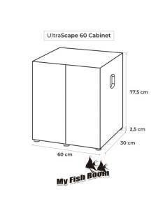 Mesa para acuarios ULTRASCAPE 60 Snow Aquael 2