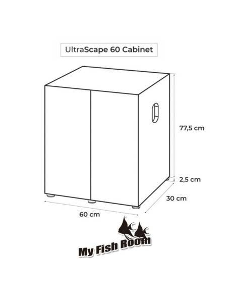Mesa para acuarios ULTRASCAPE 60 Snow Aquael