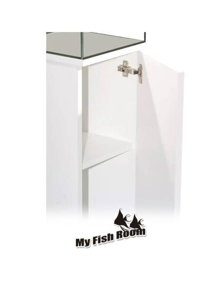 Mesa para acuarios cúbicos Aquael 29x29x90cm color blanco