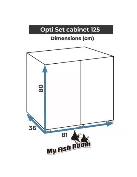 Mesa para acuarios OPTI SET  125 Aquael color negro