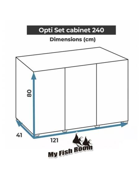 Mesa para acuarios OPTI SET 240 Aquael color BLANCO