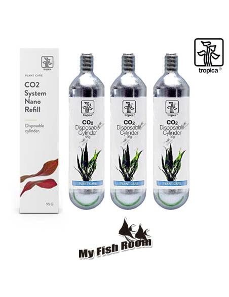 Set recambio CO2 System Nano Tropica Dinamarca - 3 botellas 95g