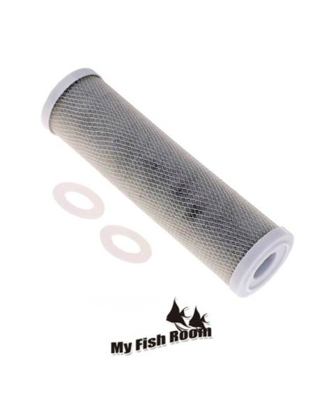 Repuesto cartucho de carbón 10" para equipos de Osmosis BLUE PURE PREMIUM