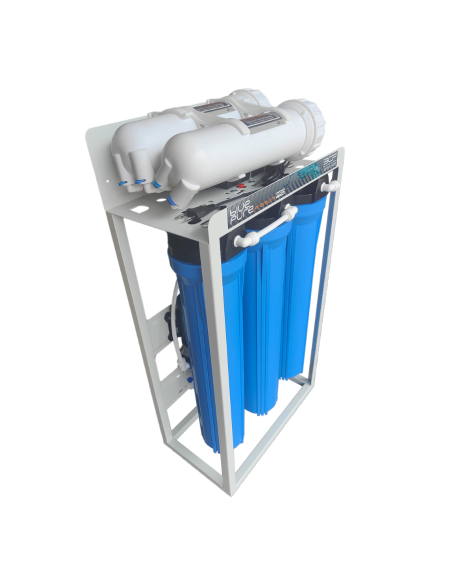 Equipo de Ósmosis Blue Pure Premium Pro 5 etapas 3200L/día con bomba de presión