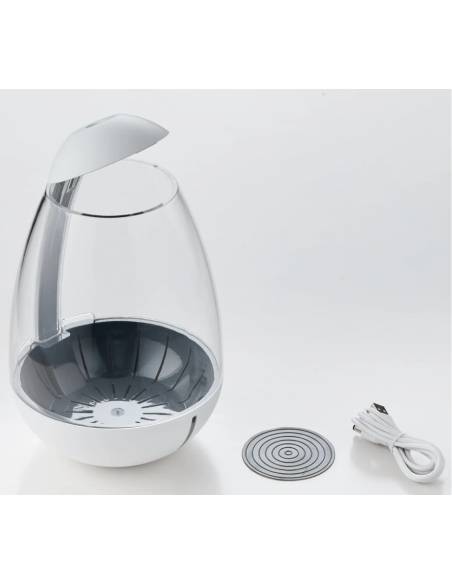Chihiros Tiny Terrarium Egg es un terrario de pequeño tamaño ideal para decorar cualquier espacio de tu casa.