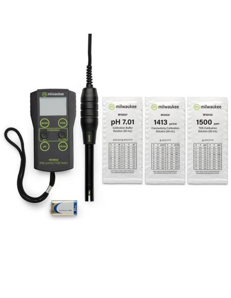 Medidor combo PH y EC MW802 Milwaukee
