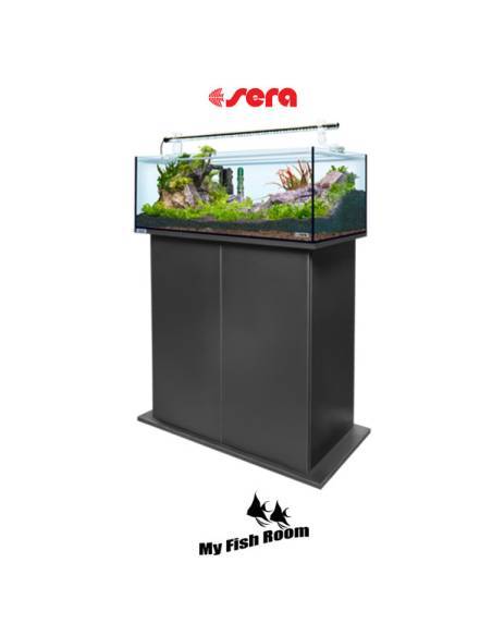 SERA AquaTank 96L set acuario completo con mesa "Black" 100cm