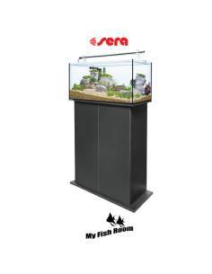 SERA AquaTank 128L set con mesa "Black" 100cm