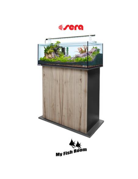 SERA AquaTank 96L set acuario completo con mesa "Cherry" 100cm