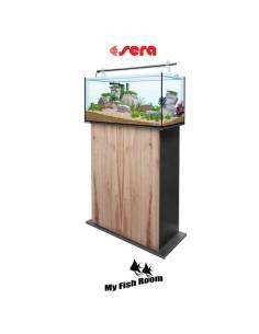 SERA AquaTank 128L set con mesa "Cherry" 100cm