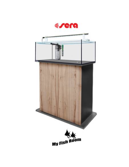 SERA AquaTank 96L set acuario completo con mesa "Cherry" 80cm