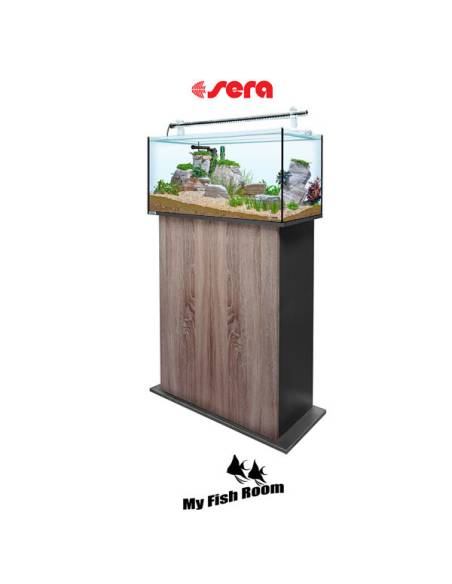 SERA AquaTank 128L set con mesa "Walnut" 100cm