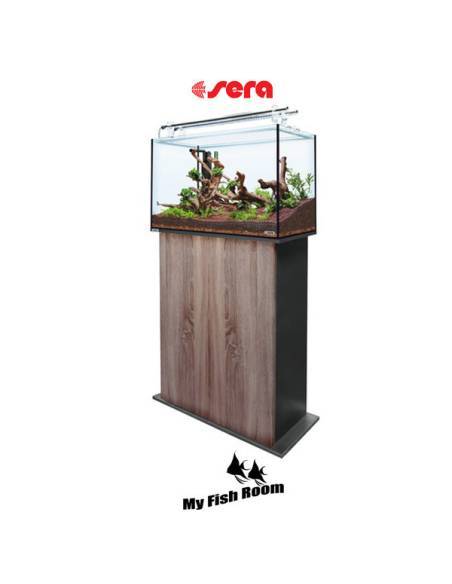 SERA AquaTank 160L set con mesa "Walnut" 80cm