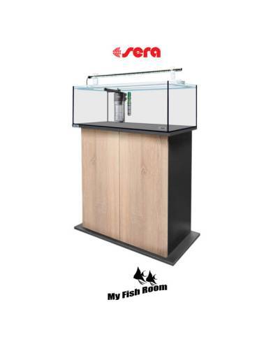 SERA AquaTank 96L set acuario completo con mesa "Sonoma Oak" 100cm