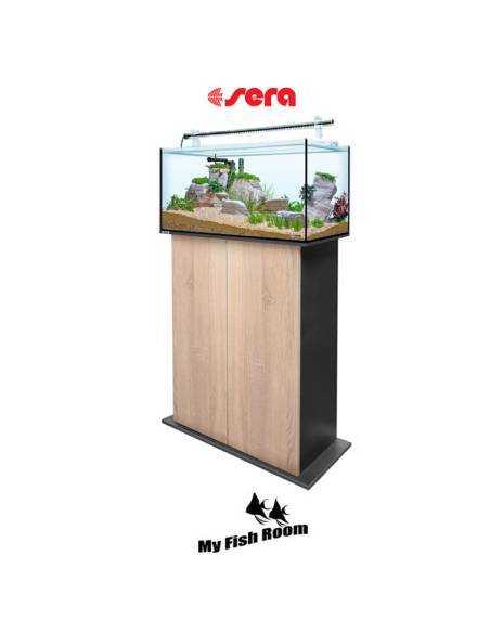 SERA AquaTank 128L set con mesa "Sonoma Oak" 80cm