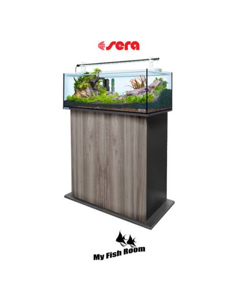 SERA AquaTank 96L set con mesa "Grey Oak" 90cm
