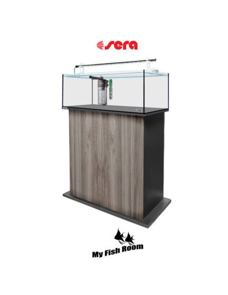 SERA AquaTank 96L set con mesa "Grey Oak" 90cm