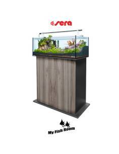 SERA AquaTank 96L set con mesa "Grey Oak" 100cm
