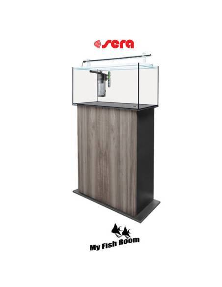 SERA AquaTank 128L set con mesa "Grey Oak" 80cm