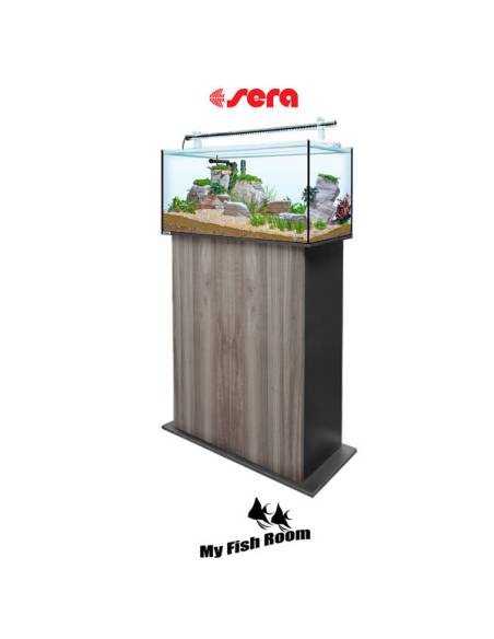 SERA AquaTank 128L set con mesa "Grey Oak" 90cm