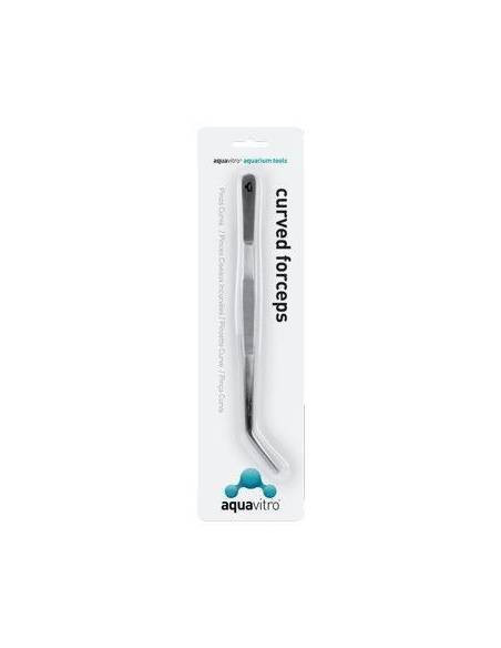 Pinza curva de punta fina 25 cm - Aquavitro