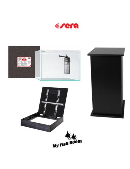 SERA Scaper Cube Cover 48L set con mesa "Black" 90cm