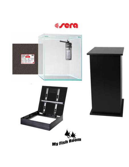 SERA Scaper Cube Cover 80L set con mesa "Black" 100cm