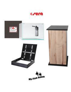 SERA Scaper Cube Cover 48L set con mesa "Cherry" 90cm 2