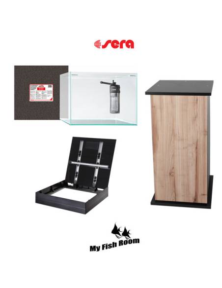 SERA Scaper Cube Cover 48L set con mesa "Cherry" 90cm