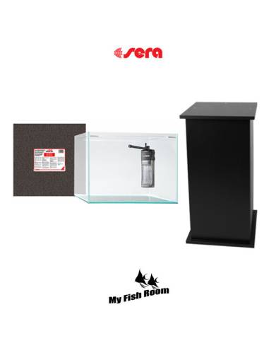 SERA Scaper Cube 48L + mesa "Black" 100cm (eco pack)