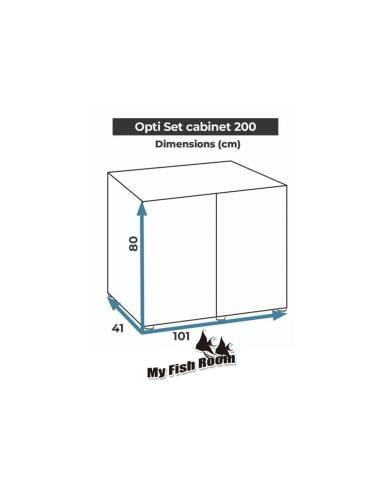 Conjunto de Acuario OPTI SET 200 Aquael color blanco 2.0