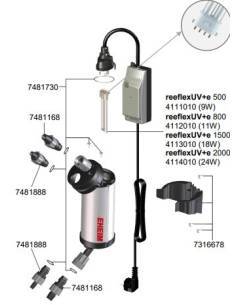 EHEIM reeflexUV+e 1500 WiFi lampara ultravioleta de acción germicida para acuarios 2